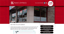 Desktop Screenshot of kams-express.com