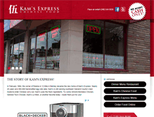 Tablet Screenshot of kams-express.com